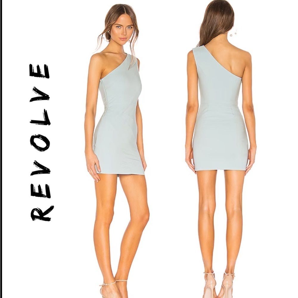 x REVOLVE Ava Dress in Ice Blue
(Michael Costello) Size Small